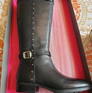 Tall black Vince Comuto boots 7.5